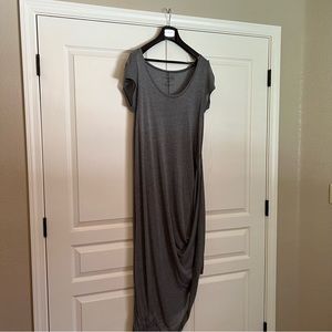 Free People Charcoal Gray Maxi Dress